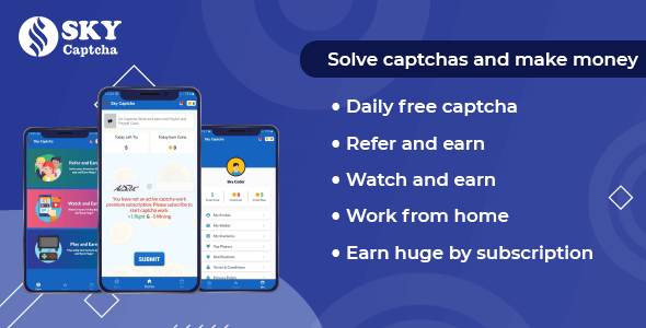 admob app, captcha game, captcha work, Captcha Work App, earning app, Make Money App, part time work app, play and earn, puzzles game, reward app, sky coder, SkyCaptcha, solve captcha app, tik tok app like trending, work from home